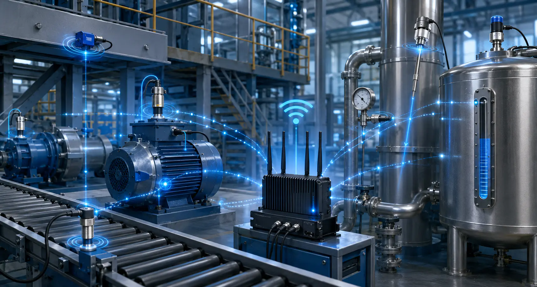 Condition monitoring and industrial data collection
